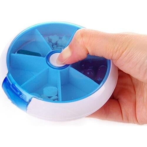 Joylife Travel 7 Lattices Pill Box Medicine Box Tablet Holder Organizer Dispenser Case