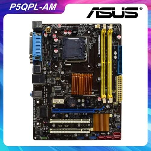 For ASUS P5QPL-AM LGA775 DDR2 G41 Original Used motherboard