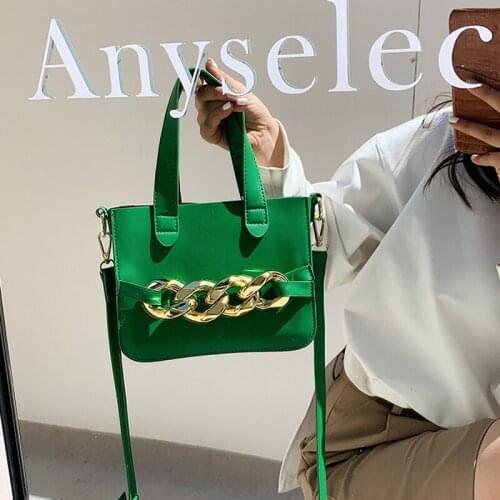 Fashion designer Boutique Shoulder Bags Retro small Women Totes Shopping Bag Female Leather white Chain Handbag for Women
