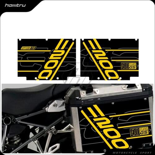 Motorcycle Decal Case for BMW 2004-2021 R1200GS R1250GS Adventure Aluminum Box Panniers 40 Year GS Sticker