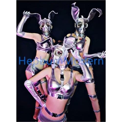 New nightclub DJ Sexy beauty stage clothes Bar DS Costume Gogo show leader Jazz Costume