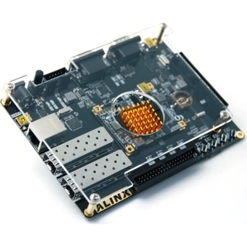 Xilinx FPGA Artix-7 XC7A100T Development Board 8Gb DDR3 with Gigabit Ethernet 2-channel Fiber Modules USB2.0 VGA AX7102