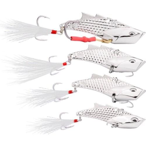 Fishing Lure Artificial Sequin Metal Plastic Hard Bait Anti-corrosion Swimbait Wobbler Bionic Bait 2Colors 7g/10g/18g/26g/35g