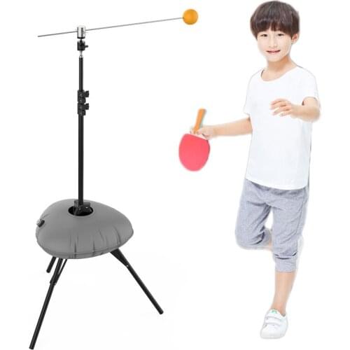 Table Tennis Trainer Ping Pong Robot Table Tennis Ball Machine Training Adjustable Folding Simulator Practice Picker Equipment