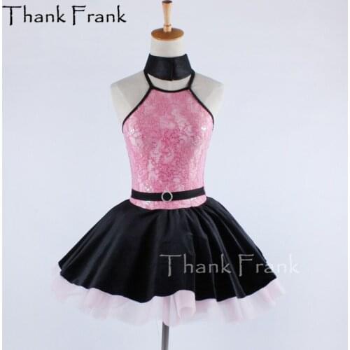 New Sexy Sequin Ballet Dress For Girls Sleeveless Modern Dance Costumes For Women C422