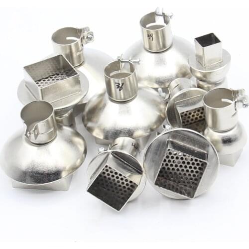 0.9kg 10pcs/ 850 BGA Nozzle SMD Hot air gun nozzle 850 Hot air Desoldering Station for yihua saike 898d 852d 952d 909d
