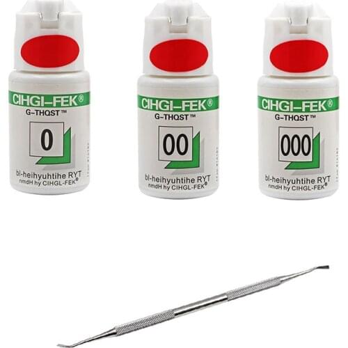 1 bottle Dental Thread Disposable Gingival Retraction Cord Green Knitted Cotton Gum Line Dental Gingival Retraction Picker Tool