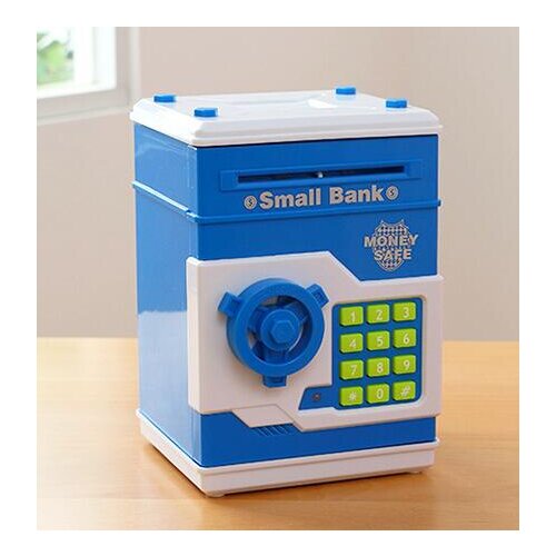 2018 Hot New Piggy Bank Mini ATM Coin Bank Safety Electronic Password Chewing Coin Cash Deposit Machine Gift for Children Kids