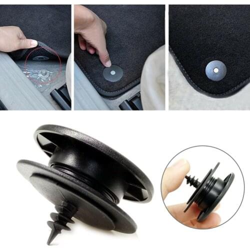 2x Universal Car Floor Mat Carpet Clips Fixing Grips Floor Holder New And High Quality Auto Fastener Clips Rivets