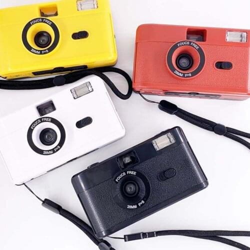 Retro 36 Photos 35mm Non Disposable Film Camera Manual Fool Optical Camera Childrens Gifts Camera Film Sets