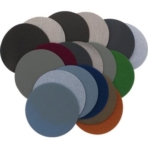 5-100Pcs 3 Inch 75mm Silicon Carbide Hook&Loop Round Sandpaper Wet/Dry Sanding Discs For Tools Polishing Accessories