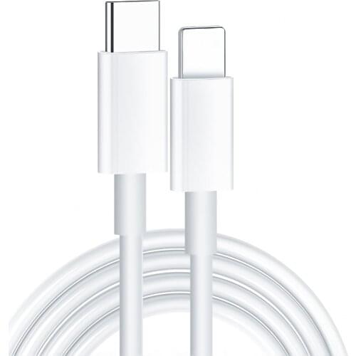 50PCS 20W PD Fast Charging USB Type c Type-C to Lightning Cable for iPhone 12 11 Pro Max X XS XR 8plus 1/2M Charge Data line