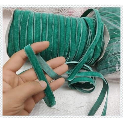 Green Color Velvet Flocking Belt Accessories Width of about 1cm