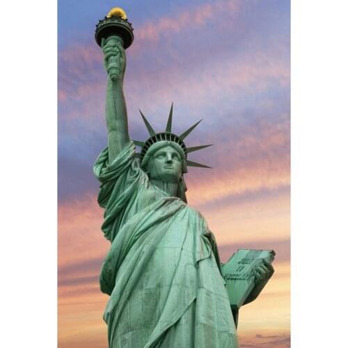 5D Diamond Painting Full Square Diamond Embroidery Rhinestones Pictures New York Statue of Liberty Diamond Mosaic FC214