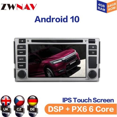 Car DVD Player Android9 PX5/PX6 GPS Navigation For Hyundai Santa Fe 2006-2011 Auto Radio Stereo Head Unit Multimedia Player DSP