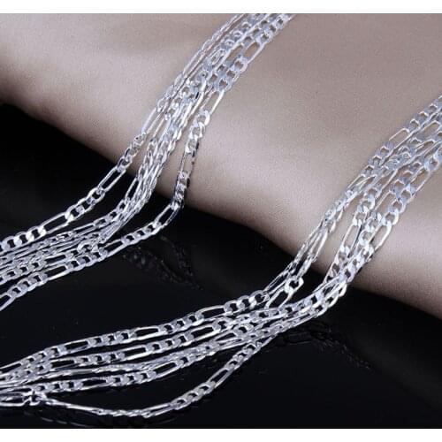 HUILEMEI Silver Chains