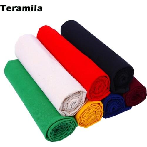 Classical Solid White Color Designs Home Textile Material Bed Sheet Tissue Patchwork 100% Cotton Fabric Twill Fat Quarter