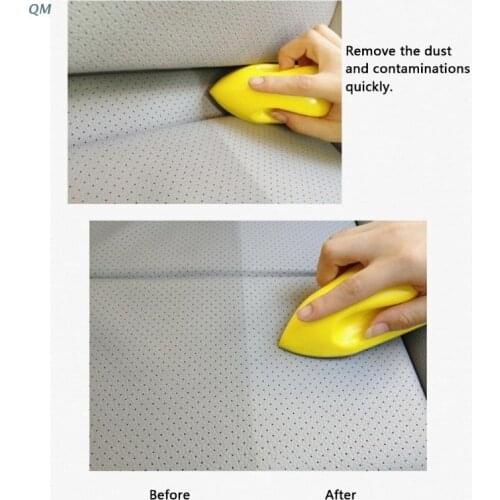Car Leather Seat Care Detailing Clean Nano Brush Auto Interior Wash Accessories 13MF