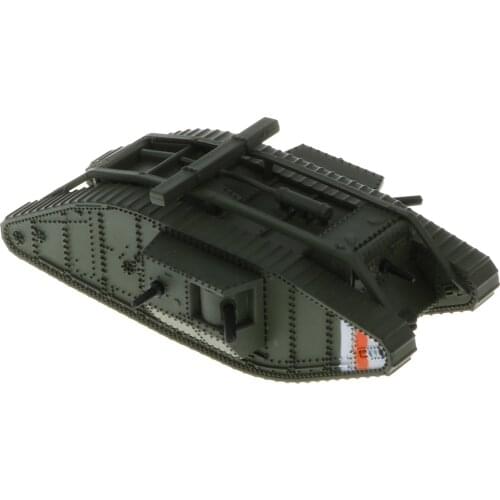1/100 Scale MK. IV Male Model, British Battle Tank of the First World War, Armoured Fighting Vehicle Toy Collectibles