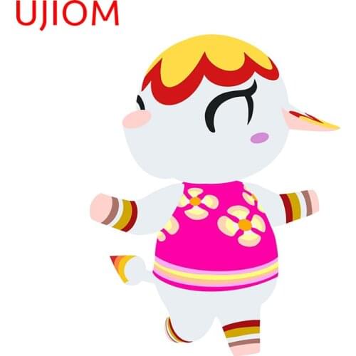 UJIOM Wall Stickers Margie the Elephant Room Decorations Sticker Accessories Doors Window Wallpaper Home Decor Waterproof Decals