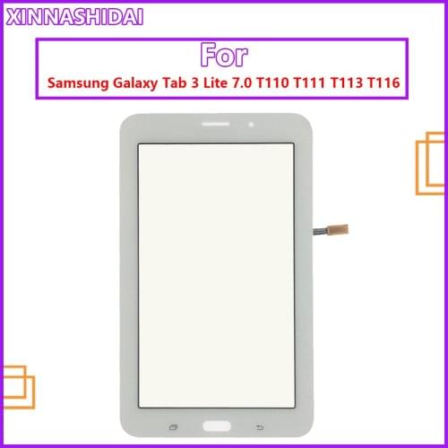 New For Samsung Galaxy Tab 3 Lite 7.0 SM-T110 T110 Touch Screen T111 T113 T116 Digitizer Front Glass Panel Sensor Replace Parts