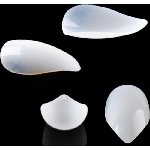 New 500pcs+100pcs Nature Oval Stiletto Pointy Full False Nail Tips Acrylic Gel Claw Valse Nagels Short French Salon Faux Ongles