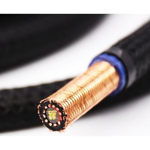 New Viborg VP1501 OFC Multplex OFC HIFI Power Wire Cable Powerflux OFC Interconnect cable Isolation Power cable