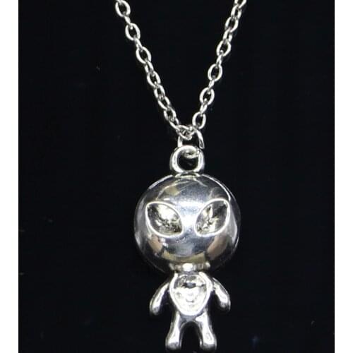 New Fashion Necklace 31x15mm alien et Pendants Short Long Women Men Colar Gift Jewelry Choker