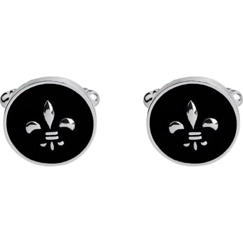 Simple Black Top quality Mens Luxurious Cufflinks Wedding &Business French Fashion Cuff links Men Cufflinks