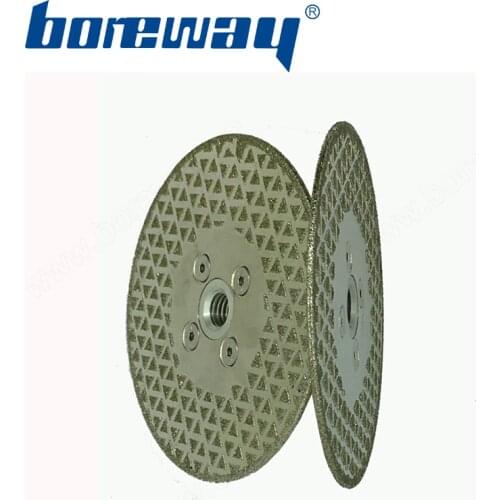 Supply D125x22.23mm-M14 Electroplated Circular Saw Blade Sharpener For Cutting Stone