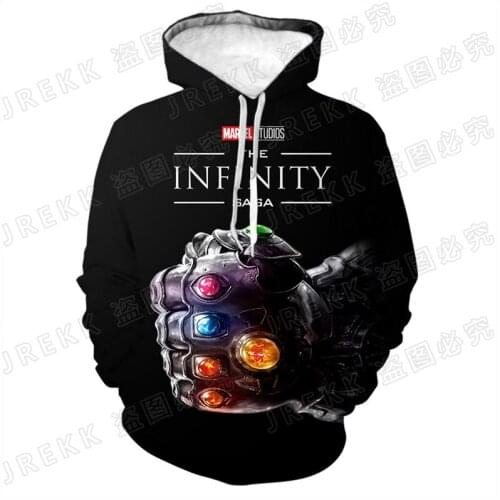 2021 New Men Women Children Marvel The Avengers Hoodies 3D Print Pullover Fashion Sweatshirts Boy Girl Kids Casual Hoody Jacket