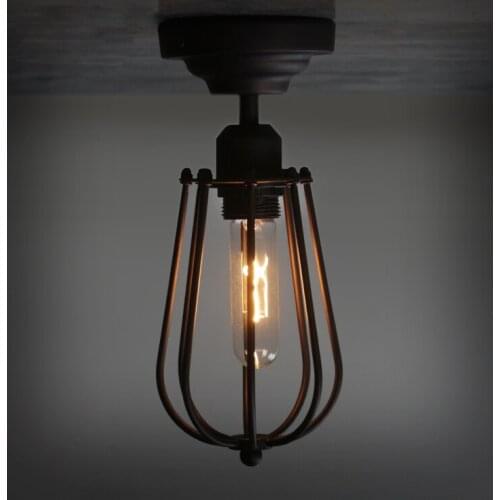 Vintage Industry American Country Loft Wrought Iron Edison Ceiling Light Kitchen Dinning Room Modern Home Decor Lighting Fixture