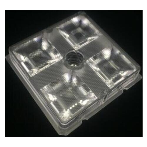 YEVK-50 High quality Led lens, Street Light lens, Suitable for: 3535, 3030, 5050, Size: 50X50mm, Angle: 60, Bead Surface, 4W
