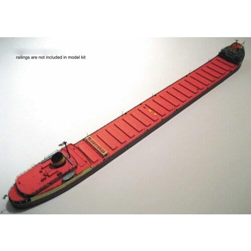 1:400 American Great Lakes Freighter The SS Edmund Fitzgerald Paper Model Kit Handmade Toy Puzzles
