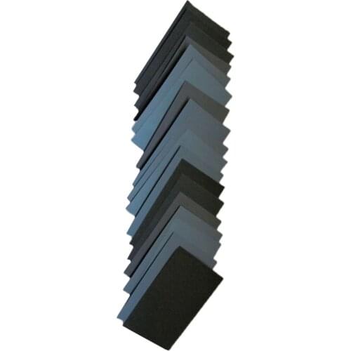 16Pcs Wet Dry Sandpaper Grit 400 600 800 1000 1200 1500 Polishing Sanding Abrasive Sanding Paper Sheets Surface Finishing Made