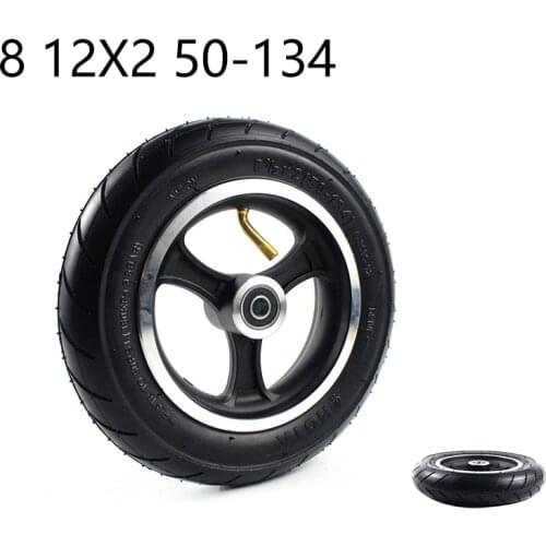 8 1/2x2 (50-134) Inenr and Outer Tire with Hub rim 8.5x2 Pneumatic Tire Wheels for INOKIM Night Series Electric Scooter Parts