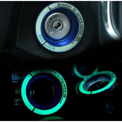 Car Ignition Key Switch Ring Cover Hole Circle Stickers for Ford Focus 2 3 4 MK2 MK3 MK4 Everest Accessories