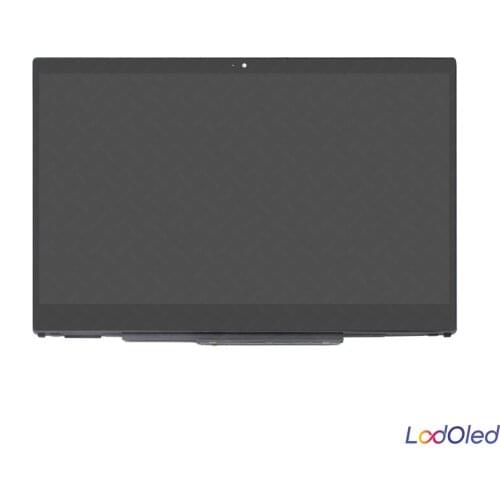 For HP Pavilion X360 15-cr0037wm 15-cr0053wm 15-cr0056wm LED LCD Display Screen Panel Touch Glass Digitizer Assembly with Frame