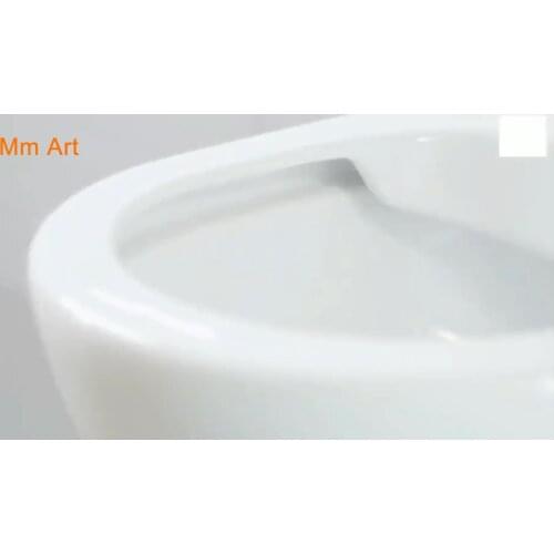 High end European standard ceramic two piece wall hung toilet Ceramic luxury modern design bathroom Closestool WC
