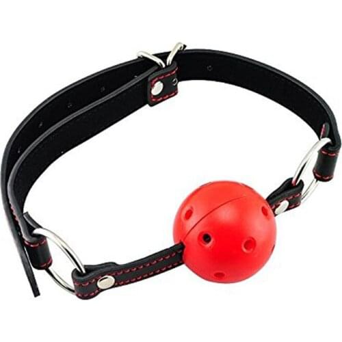 New Sex Slaves Gag With Red Hearts and Trim,Harness Bondage Mouth Gagged,PU Leather Fetish Bondage,Sex Toys For Couple