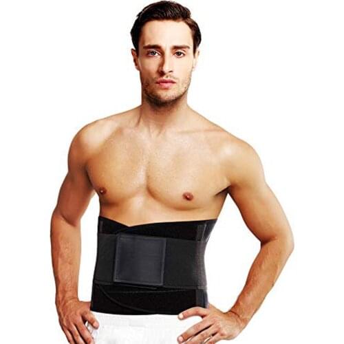 Waist trainer Waist Trimmer Belt Men Women Back Support Adjustable Abdominal Elastic Tummy Shaper corset simming body shaper