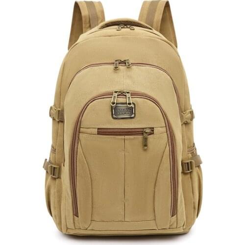 Camping Mountaineering Backpack For Men 2021 Canvas Waterproof Outdoor Large-capacity Hiking Back Pack Casual Male Sports Bag