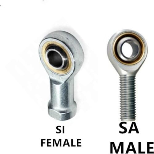 Rod End Joint Bearing SI5 6 8 10 12 14 16 18 20 22 25 TK Metric Male Left Female Right Hand Thread SI6 T/K SA6 T/K