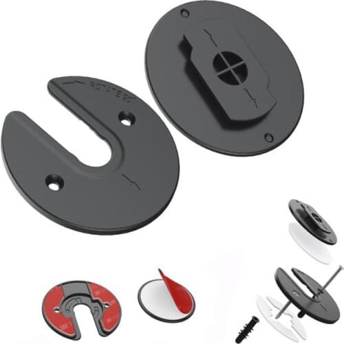 Universal Metal Mobile Phone Holder Stand Wall-mounted Holder Tablet Bracket For Bathroom Toilet For Samsung Huawei Holder Black