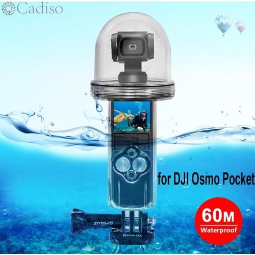 Cadiso 60M Photo Under Water Diving Housing Underwater Waterproof Case Cover for DJI Osmo Pocket Camera Phone Gimbal Accessories