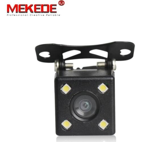 4LED Night vision HD CCD car universal rear view camera 4LED light for all car parking camera fit for all car