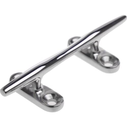 Base Boat Dock Deck Rope Cleat Marine Bollard Yacht Stainless Steel 4"/5"/6" Wholesale