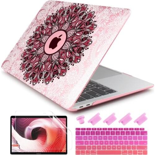 3D Print luxuriant flowers case For Macbook new Retina Air13 Pro 13 15 2020 with touch bar A2289 A2179 A1932 A2338 A2337