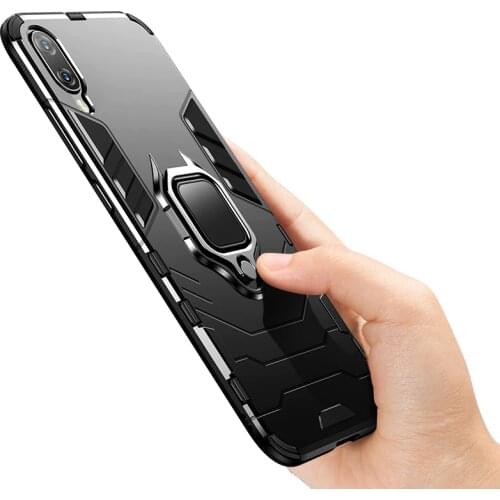 VIVO Y90 Case VIVO Y90 Case Armor PC Cover Finger Ring Holder Phone Case For Vivo Y90 Y91C Y91 VivoY91 VivoY91C VivoY90 6.22