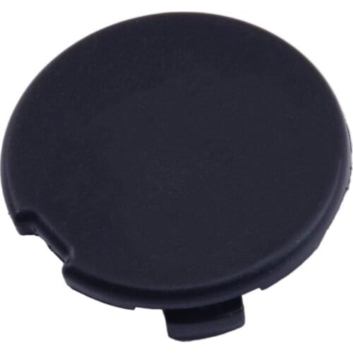 Black Rear Bumper Tow Hook Eye Cover Cap Fit for Smart Fortwo 453 2016 2017 2018